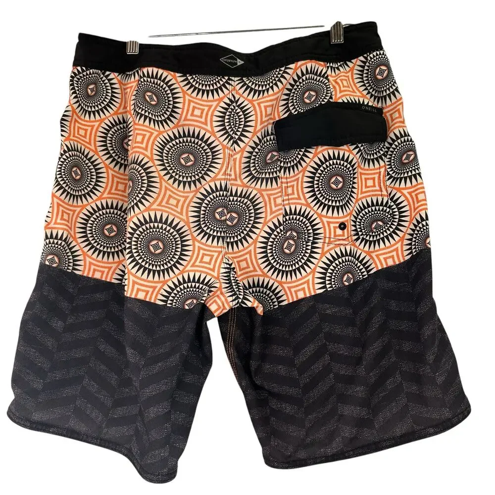 O’Neill Men's Hyperfreak Board Shorts Swim Trunks Size 34